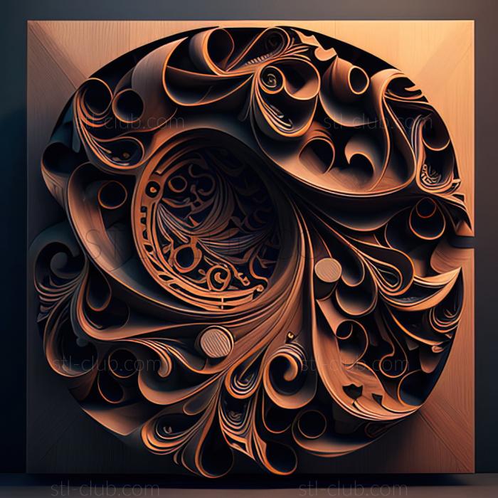 3D model st fractals (STL)